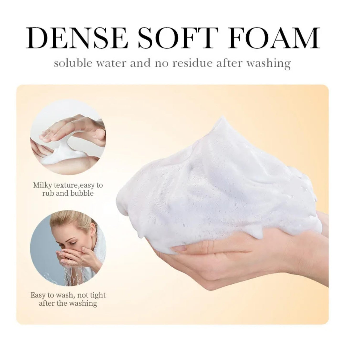 IZBEAUVO Rice Foam Facial Wash, Gentle Rice Milk Exfoliating Cleanser, Exfoliating Rice Milk Face Wash, Rice Scrub Facial Cleanser for Deep Pore Cleansing, Removes Dirt & Impurities, Fights Acne & Redness