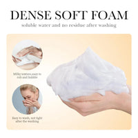 IZBEAUVO Rice Foam Facial Wash, Gentle Rice Milk Exfoliating Cleanser, Exfoliating Rice Milk Face Wash, Rice Scrub Facial Cleanser for Deep Pore Cleansing, Removes Dirt & Impurities, Fights Acne & Redness