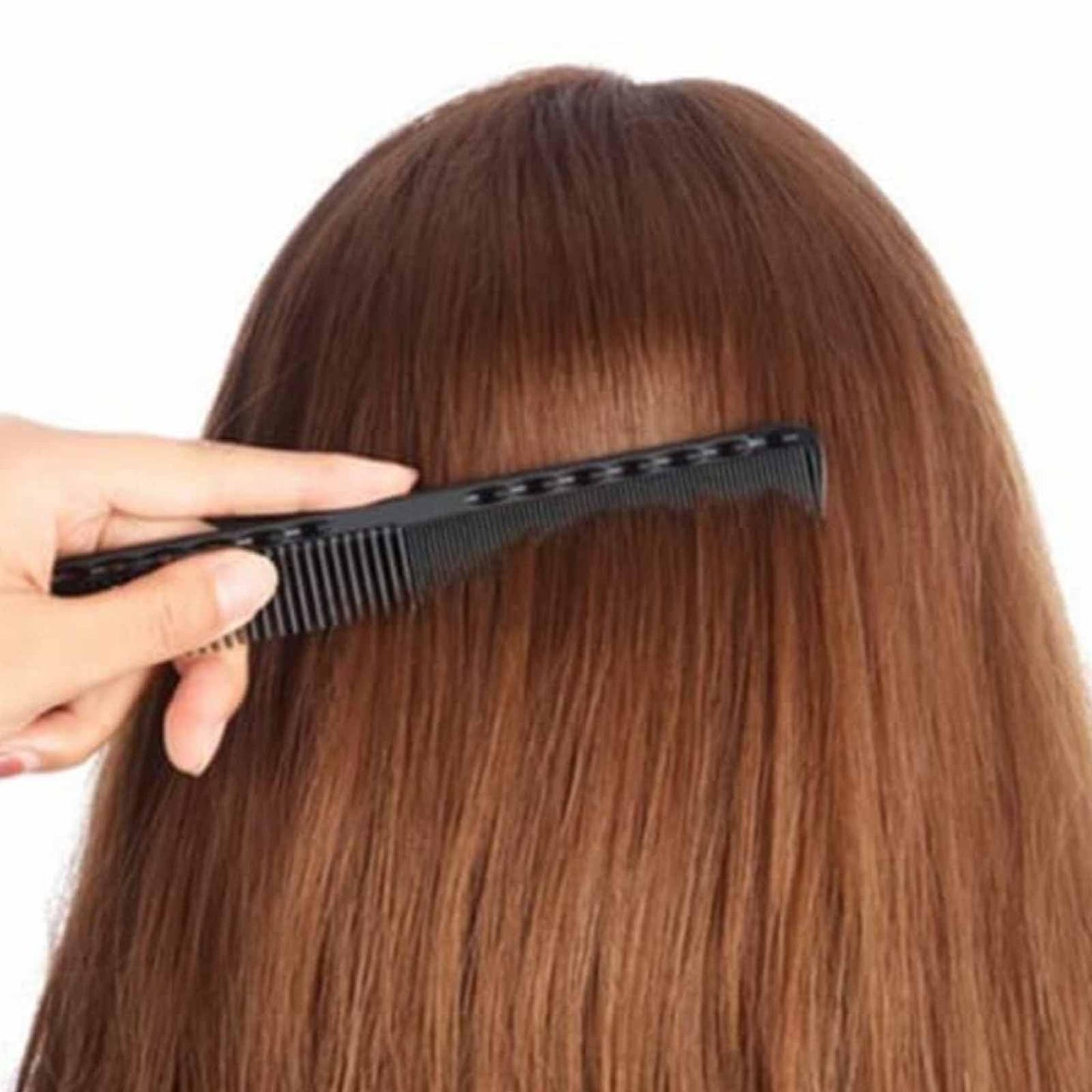 Generic Professional Hair Combs, Aviation Aluminum Metal Cutting Comb Hairdressing Comb, Salon Comb Master Barber Comb for Cutting and Hair Styling, Black