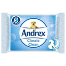 Andrex Classic Clean Washlets Moist Toilet Tissue, Plastic Free & Biodegradable