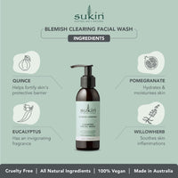 Sukin Clearing Facial Wash 125 ml