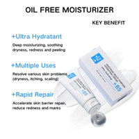 IZBEAUVO Soothing Multi-Purpose Hydrating Cream for Dry & Oil Skin - Lightweight Face & Body Moisturizer - B5 Panthenol & Centella Moisturizer - Travel Size 40ml for Redness Relief and Deep Moisturizing