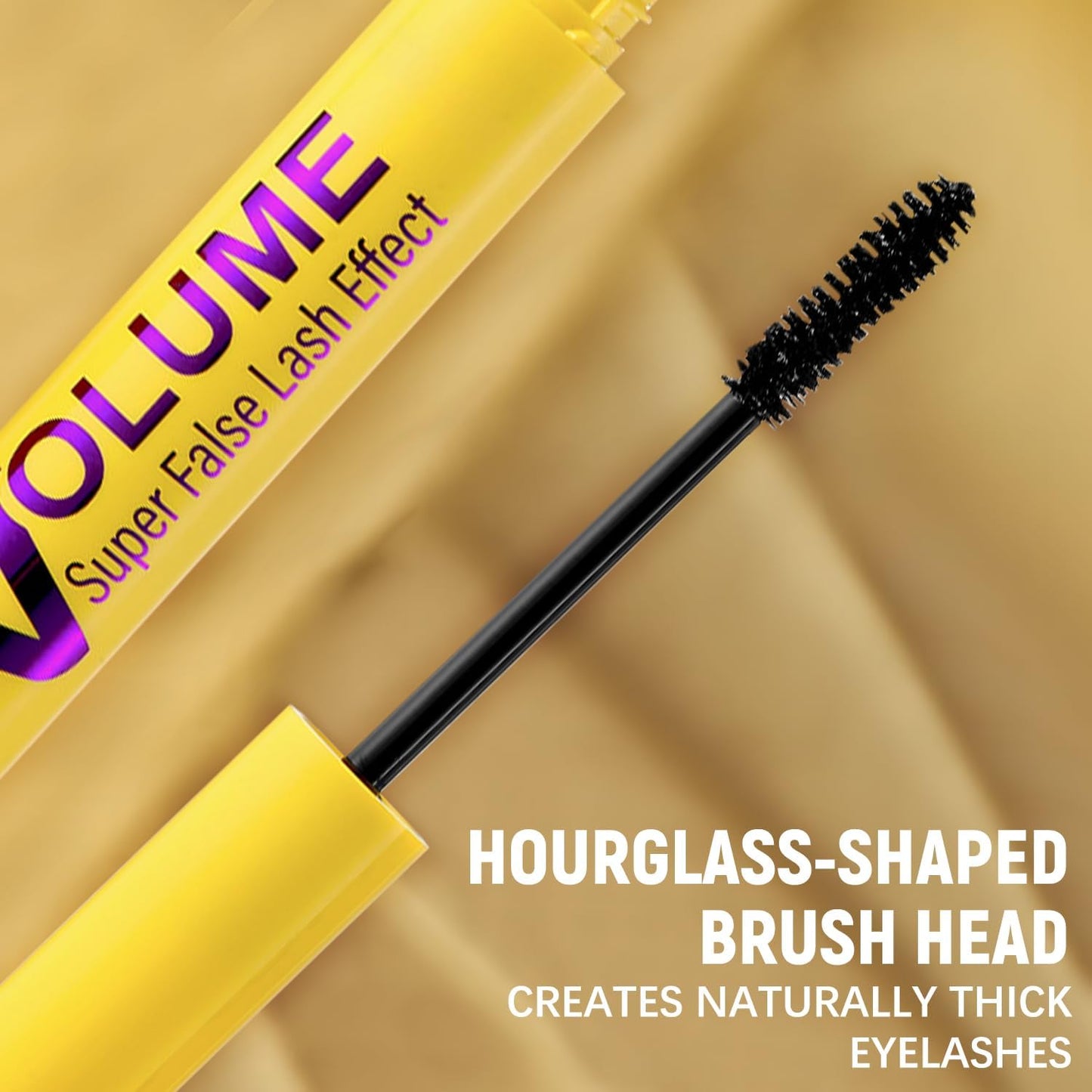 WujialingMM 2 Pcs Bubble Mascara - Colossal Bubble Mascara, Waterproof, Smudge-Proof, Clump-Proof, Volumizing Defining, Create Natural Eyelashes