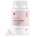 Bettervits Niacinamide Complex | Full Skin Coverage | Hair & Nails | Smooths & Hydrates | with Marine Collagen & Hyaluronic Acid