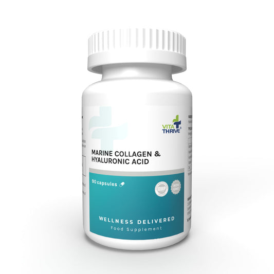 Vita Thrive VitaThrive® Marine Collagen & Hyaluronic Acid - 90 Capsules