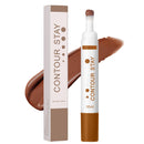 Maggidea Liquid Contour Stay, Long Wear Bronzer Cream Contour Makeup, Lightweight Bronzer Contour Stick with Sponge Tip, Long-Lasting Formula Flawless Definition Makeup, Blendable, Vegan & Cruelty-free