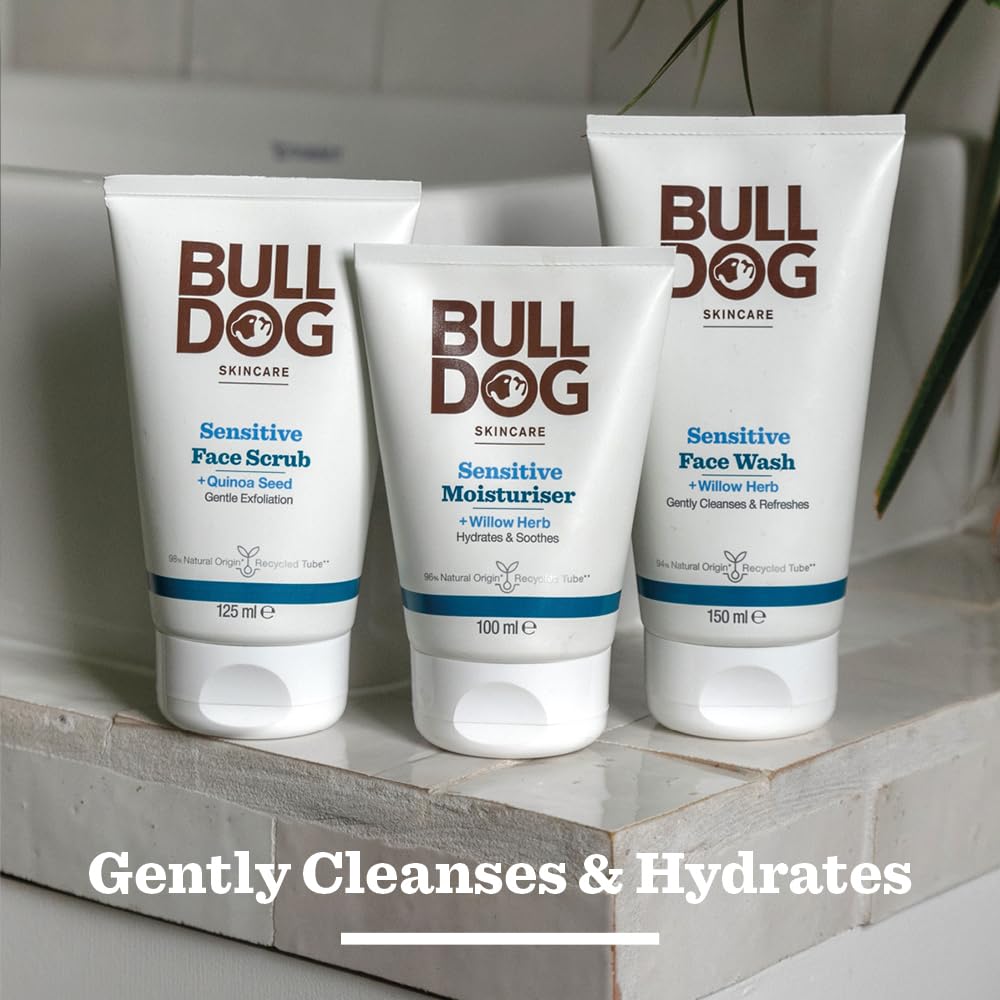 Bulldog Skincare Sensitive Face Scrub for Men 125 ml