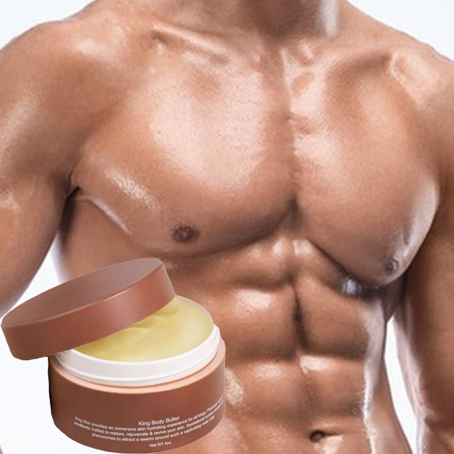 QinZiEn Skin Body Butter for Men,Organic Cologned Body But-ter,Firming Moisturizing Body B-utter,Body Lotion Scented,B-ody Lotion for Very Dry Skin,Skin Balancing Jojoba Oil,B-ody Skin Care