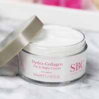 SBC Skincare's Hydra-Collagen Day & Night Cream - 100ml | Award-Winning Anti-Ageing Cream | Day And Night Moisturiser For Sensitive Skin | Mature Skin Face Moisturiser