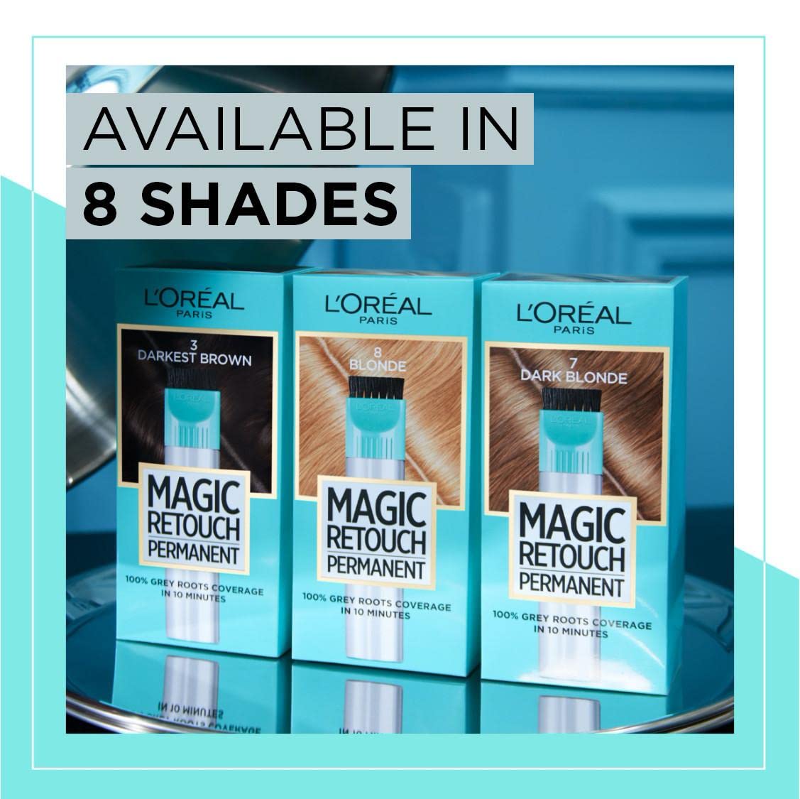 L'Oreal Paris Magic Retouch Permanent Root Concealer, Touching Up Grey Hair Dye, 5 Brown, 1 Count (Pack of 1)