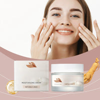 OuXing Ginseng & Rice Cream,Rice Cream for Face,Rice Ra-w Pulp Face Cream,Kor-ean Face Cr-eam,Rice Moisturizer,Anti Wrinkle Face-Cream,Anti-Aging & Glass Skin Kor-ean Moisturiser,Fa-ce Moisturiser