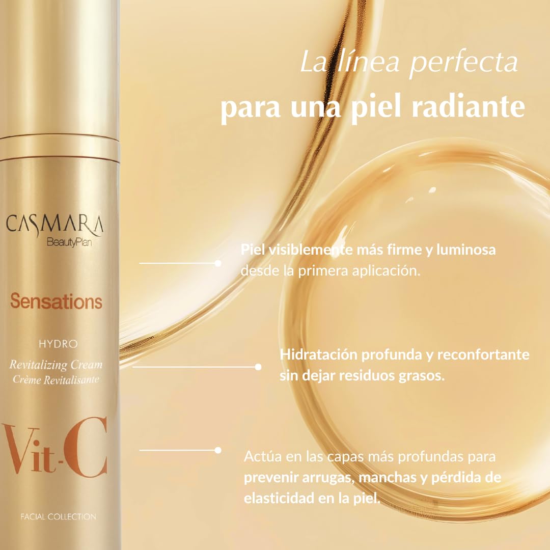 Casmara, Face cream, anti-aging, moisturizing, revitalizing, HYDRO SENSATIONS, vitamin formula (A+C+E), 50ml