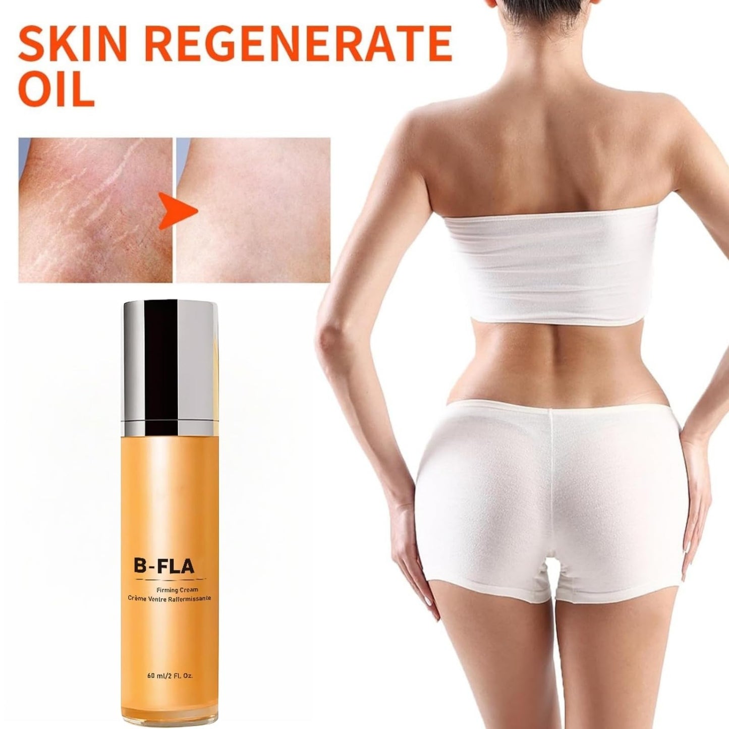 SingHao B Fl/at Belly Firming Cream,Stretch Mark & Scar Treatment Skincare Cream,Skin Firming and Tightening Body Cream,Skin Tightening Moisturizing,Skin Regenerate Cream,Stretch Marks Removal