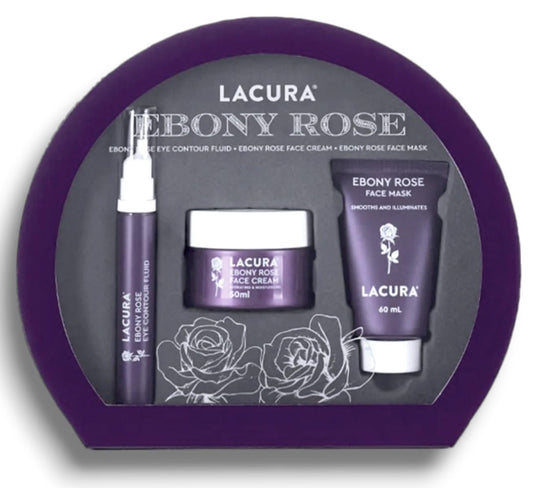 Generic Lācurā - Aldi | Ebony Rose Beauty Set - Face Cream 50mL,Face Mask 60mL & Eye Contour Fluid 14mL |Update Your Skin Care Routine,Leaving Your Skin Feeling Refreshed,Revitalised & Relaxed | Imperfect Box