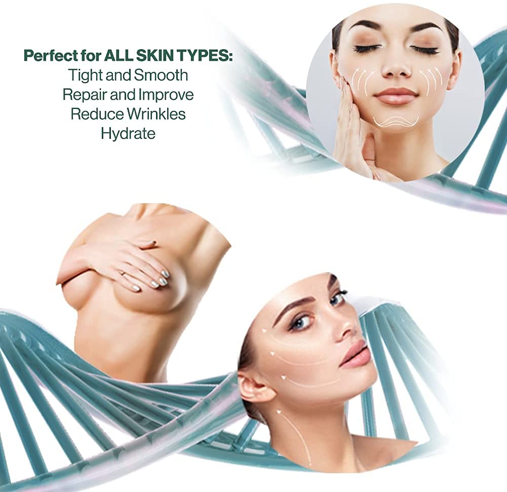 bleu & marine Bretania Face & Body Moisturizing Firming Aloe Vera & Marine Collagen Gel - Skincare - Anti wrinkle & Anti aging - Rejuvenation collagen gel - Collagen gel for skin - Combats Fine Lines - 500 ml, 17.6fl oz