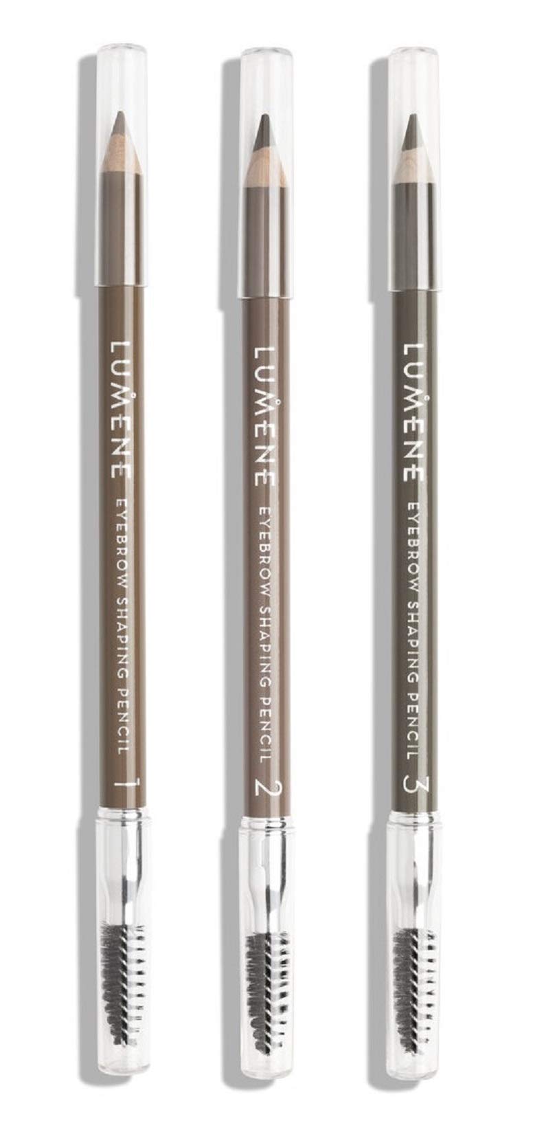 Lumene Eyebrow Shaping Pencil with Brush 1.08 g / 0.04 OZ. (3 Ash Brown)