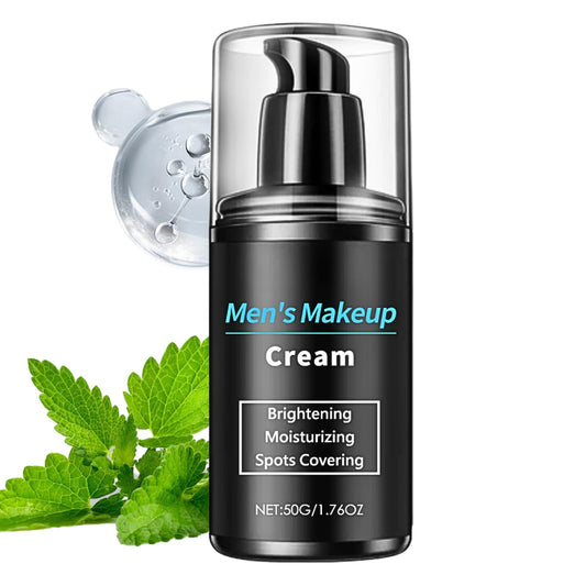 Men's Makeup Face Cream, Brightening Moisturiser for Men, Dark Spot Cream, Skin Lightening Cream, Hydrating Face Cream, Face Care for Even Skin Tone, Moisturizing, Spots Covering, Firming