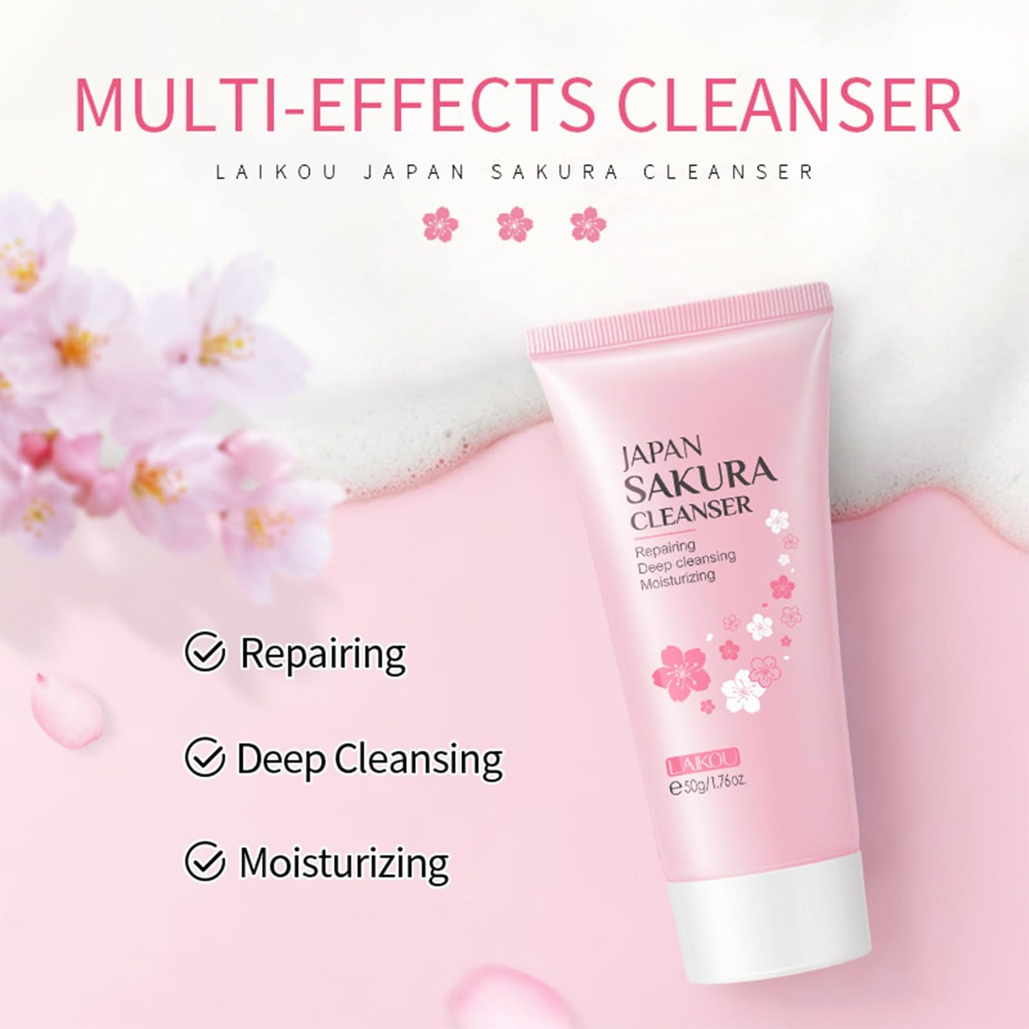 Cherry Blossom Skin Care Sets & Kits, Sakura Skincare Set For Teen Girls, Complete Skin Care Set For Teen Girls & Women, Facial Kit For Women & Girls Daily Routine Skin Care 32PCS