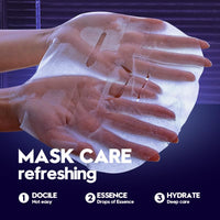 Generic 6 PCS Men's Face Mask Set – Hydrating, Refreshing & Oil Control Skincare Set with Collagen – Deep Cleansing Facial Masks for All Skin Types – Daily Skincare for Men (1pcs)