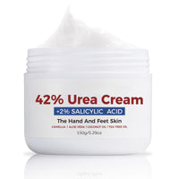 Tongyend 42% Urea Cream, Cracked Heel Repair Cream, Urea Foot Cream for Cracked Heels and Dry Skin, Foot Cream - Skin Care for Feet,Heels,Hands,Knees,Legs