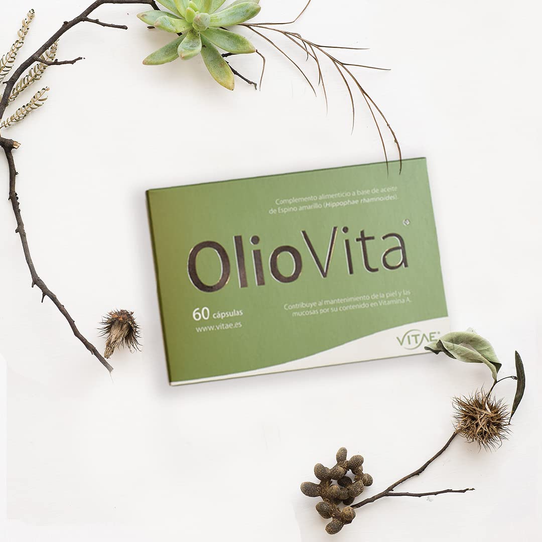VITAE HEALTH INNOVATION Oliovita -sea Buckthorn (Omega 7) Nutrition, Hydration and Regeneration of Skin- 60 Capsules