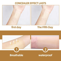 6PCS Concealer Sticker,Invisible Scar & Tat/too Cover-Up Patch,Waterproof Tat/too Cover Up Tape Breathable Scar Patches Ultra Thin Invisible Patch Concealer Sticker,Silicon Sc-ar Sheet