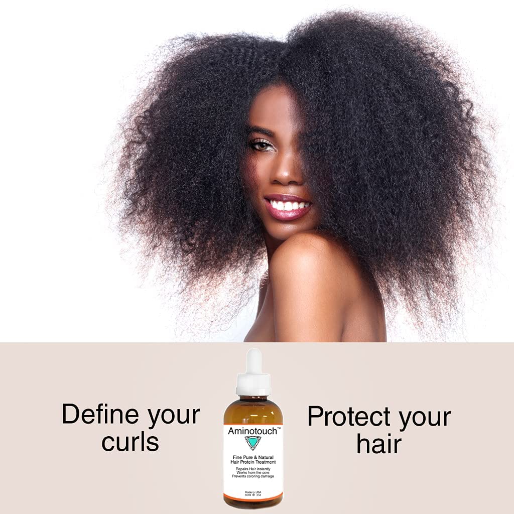 Aminotouch Natural PURE PROTEIN TREATMENT Grow Long Hair, Repair Damage & Split Ends, Strengthen Weak Hair, Collagen Filler Keratin Repair that Works From the Core to the Outer Layers, instant results