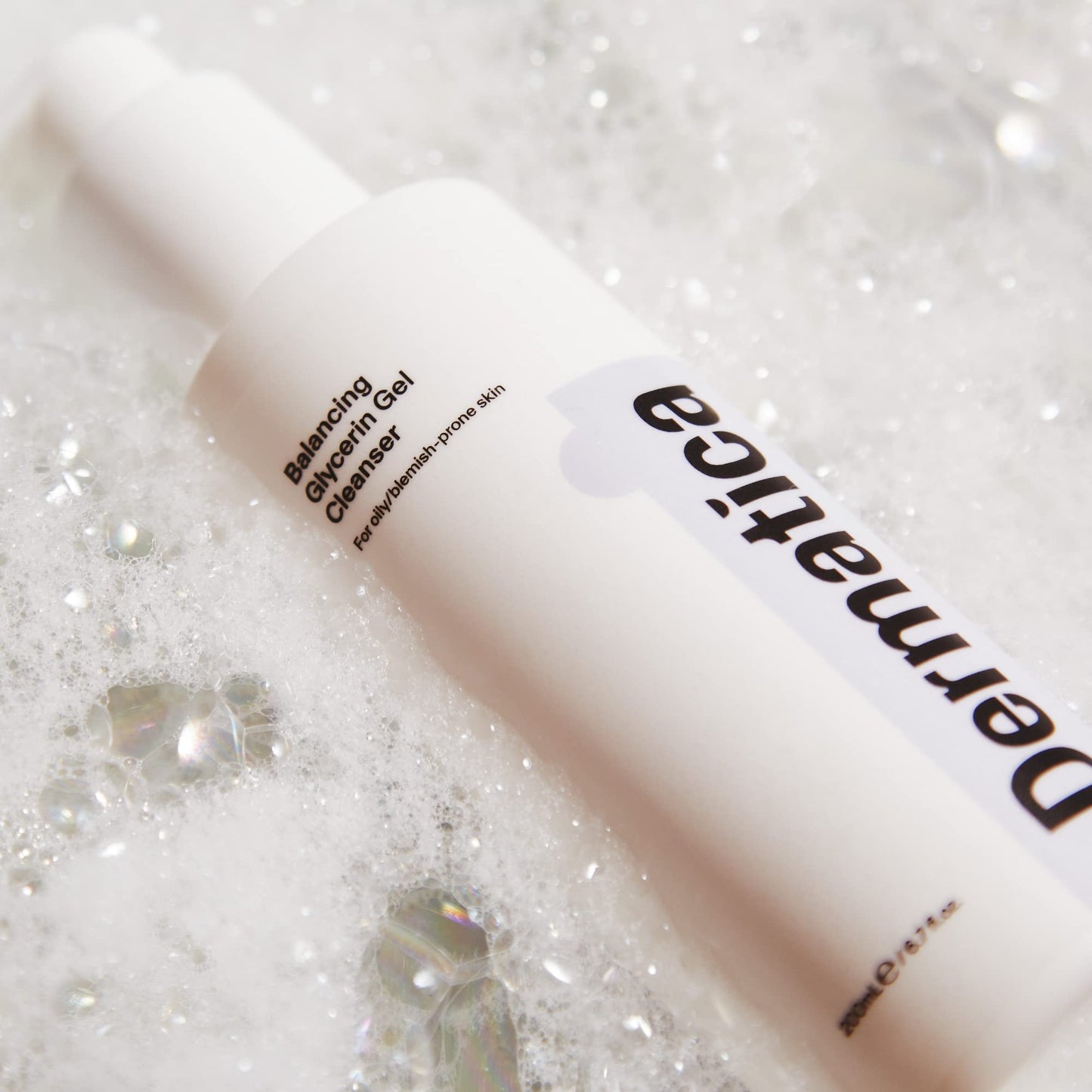 Dermatica Anti-Breakout Balancing Glycerin Gel Cleanser | Suitable for Acne Treatments I Clarifying Daily Cleanser for Removing Makeup | For Oily, Acne, Blemish-Prone Skin (200ml)