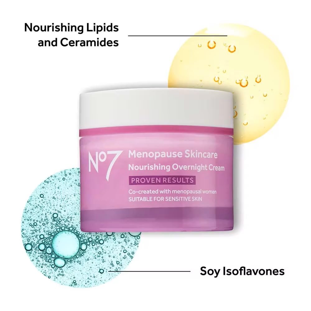 No7 Menopause Skincare Nourishing Overnight Cream 50ml (pack of 1)
