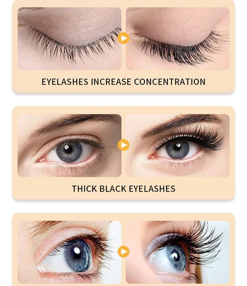 Generic Serum for Longer Fuller Lashes - Natural Lash Enhancer with Nourishing Formula & Easy Applicator Brush