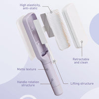 Bisienya Detangler Hair Brush for Women Men and Children,Curved Vent Brush,Detangling Hair Brush,for Curly Straight Thick Hair Wet and Dry Hair