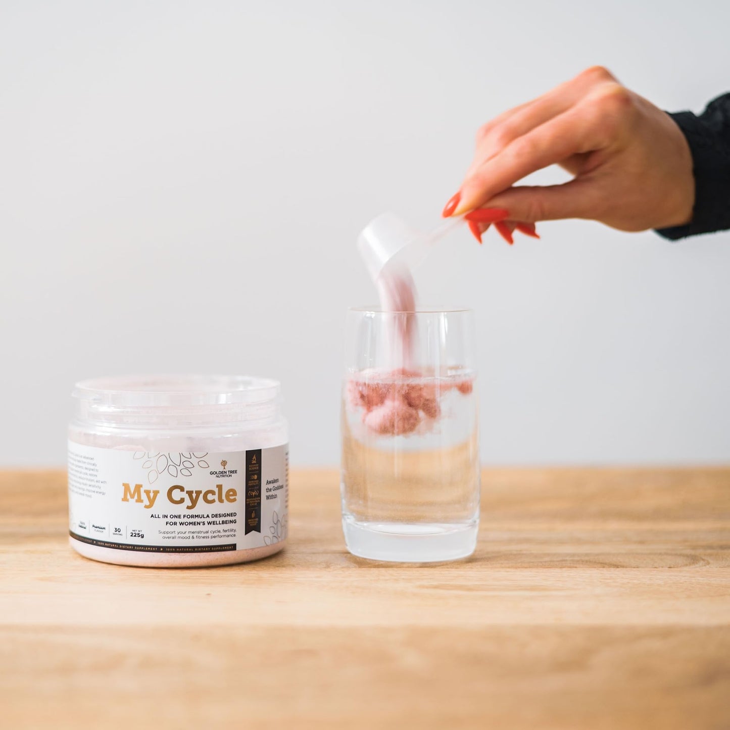 Golden Tree My Cycle - PCOS Supplement with Myo-Inositol Promotes Hormonal Balance & Normal Ovarian Function - with Magnesium, Zinc, Folate, Chromium, Vitamin D & Vitex Agnus