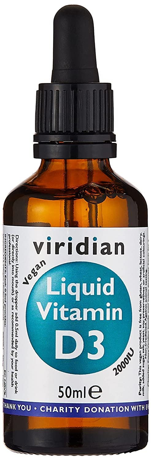 Viridian 2000 IU Vitamin D Fluid 50 ml