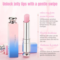 Colour Changing Lipstick, 3Pack Magic Lip Balm Set, Tinted Lip Balm with Crystal Jelly Formula, Hydrating & Protective lips balm, Moisturizer for Lip-Care & Repair, Gifts for Teenage Girls