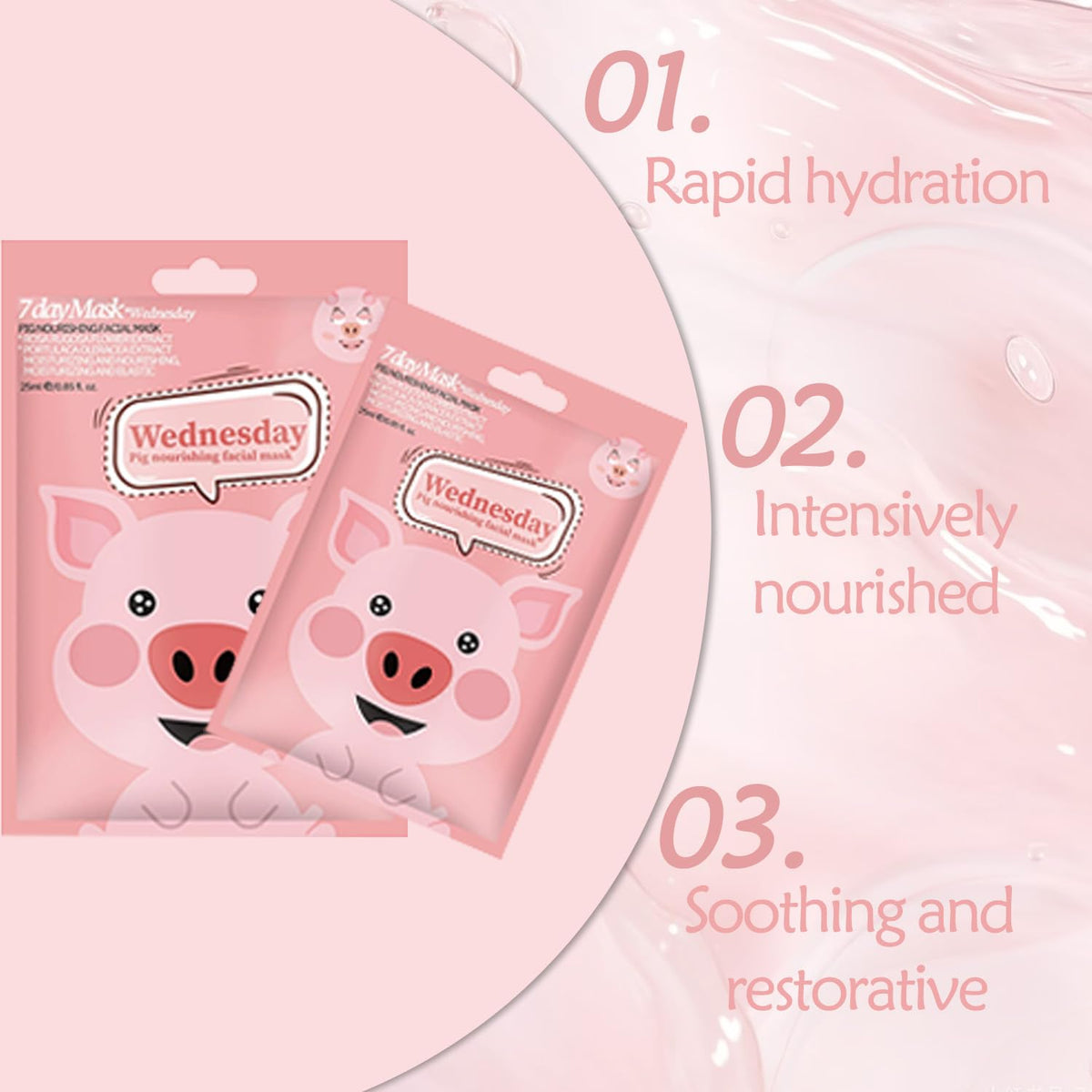 Generic Sheet Face Mask Set – 7-Pack Hydrating & Moisturizing Facial Masks, Fun Animal Print for Kids & Girls, Soothing Skincare Sheet Masks for Women, Spa Party Supplies, Self-Care Gift, Beauty Face Mask Set