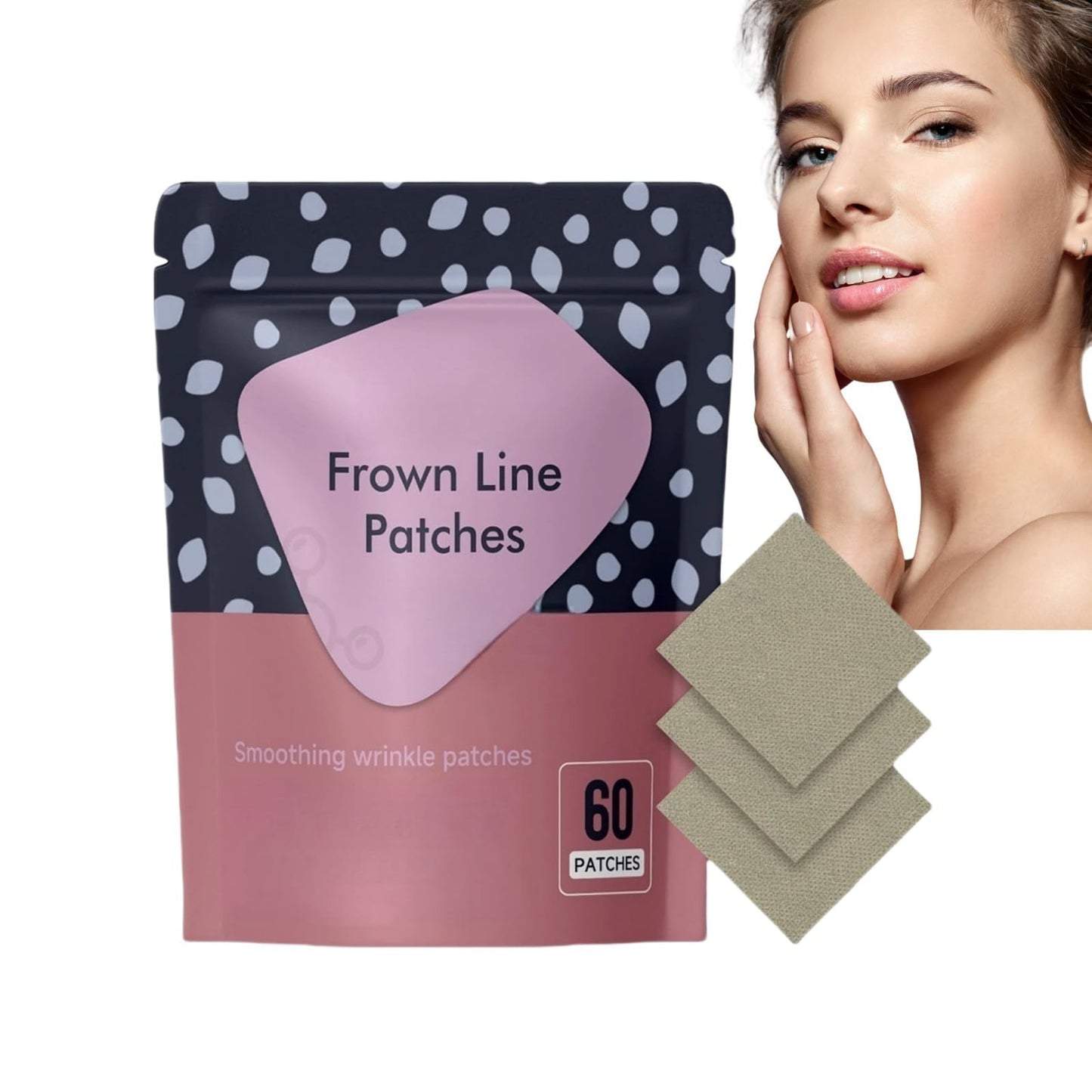 OuXing 60PCS Forehead Wrinkle Patches,Anti Wrinkles Patches,Effective Face Lift Tape for Wrinkles Facial Patches,Anti Wrinkle Patches for Firming Frownies,Face Tape for Wrinkles,Face Lifting Tape,Face Tape