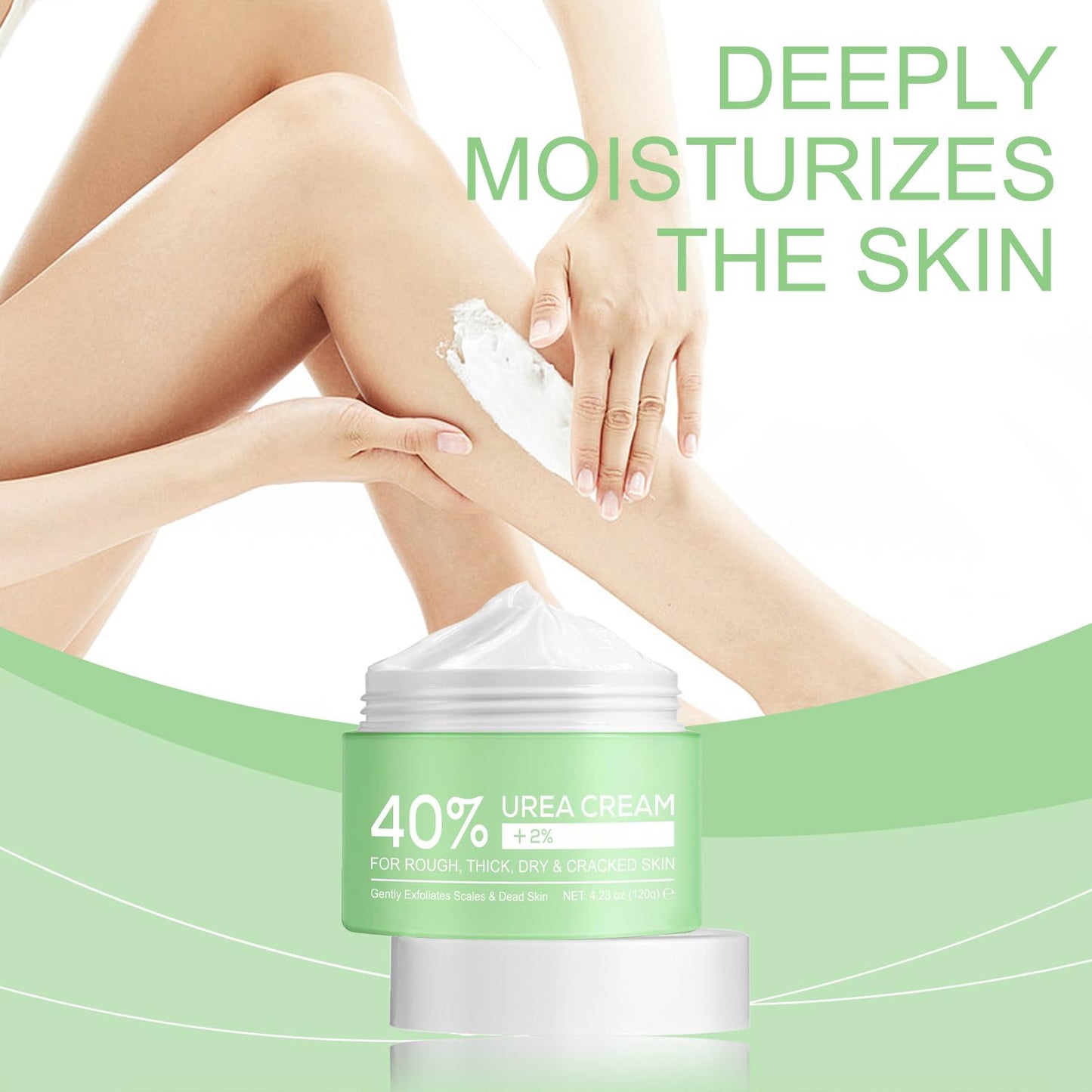 Generic 40% Urea Cream,Cracked Heel Repair Cream For Feet and Hand,Foot Cream for Cracked Heels and For Dry And Hard Skin Dry Skin,Urea Cream 40 Percent for Feet,Maximum Strength for Hand, Foot and Body Care