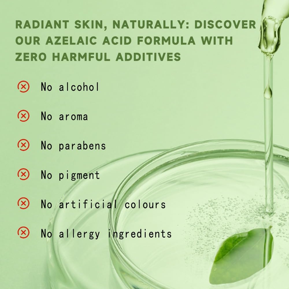 PrimeCove - 5% Azelaic Acid Facial Cream (50g) | Lightweight Hydrating Formula With Niacinamide For Clearer & Brighter Skin