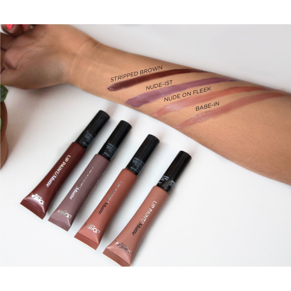 L'Oreal Paris Infallible Nudist Matte Lip Paint, Number 211, Babe-In, 8 ml