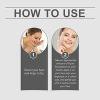 Oumun Color Changing Foundation SPF30,Changing Foundation,Full Coverage Liquid Foundation,Colour Match Foundation,Colour Changing Mature Skin Foundation,Foundation Full Coverage,Face Foundations,Skin Tint