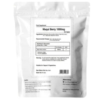 UKHealthHouse Maqui Berry Tablets 1000mg | Maqui Berry Extract Tablets | Potent Natural Antioxidant Support | Vegan & Vegetarian Friendly | Health & Wellbeing | UK (90 tabs)