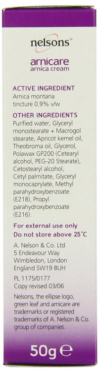 Nelsons Arnica Cream 50g (Pack of 6 )