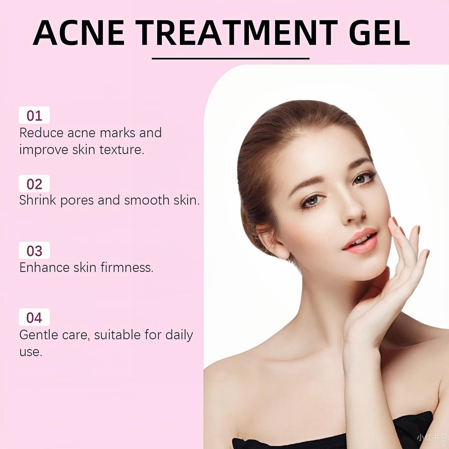 Oumun 15% Acid Acne Treatment Gel,Anti Acne Face Cream,Face Acne Treatment,Acid 15% Facial Serum Cream,Spot Treatment,Gentle Acne Cream,Spot Serum Cream for Face,Pimple Treatment Gel Cream,Face Gel for Acne