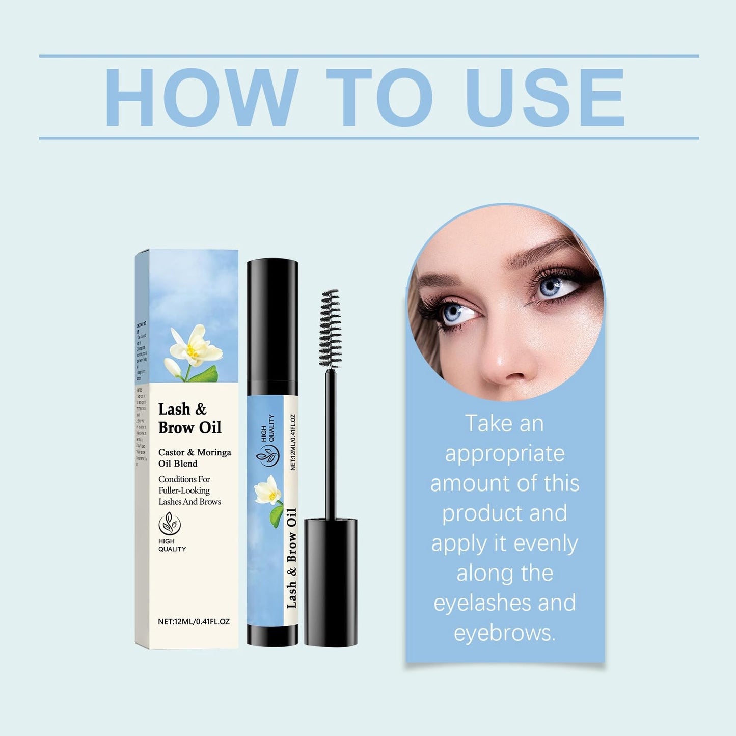 OuXing Eyelash Growth Serum,Eyelash Serum Lash Growth Enhancer,Lash Ser-um,La-sh&Br-ow O-il&Applicator,L-ash Ser-um for G-rowth and Thickness,Eye-lash Se-rum,Portable Eye-lash and Brow Oil Eyebrow,Brow Oil