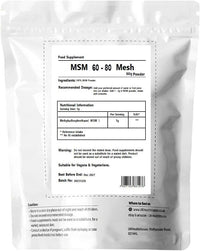 UKHealthHouse 100% Pure MSM Powder x 500g - Methyl Sulfonyl Methane - Joint Support - Food Grade