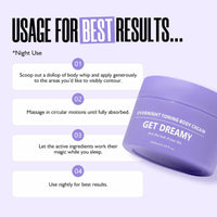 Get Dreamy Overnight Toning Whip,Anti-wrinkle Skin Tightening Cream for Body,Get Dreamy Toning Cream,Overnight Firming & Smoothing Body Cream,Firming Cream for Loose Skin,Overnigh-t Body Toning Crea-m