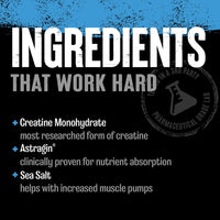 Animal Creatine Chews Tablets - Enhanced Creatine Monohydrate with AstraGin to Improve Absorption, Sea Salt for Added Pumps, Delicious and Convenient Chewable Tablets - Green Apple - 120 Count