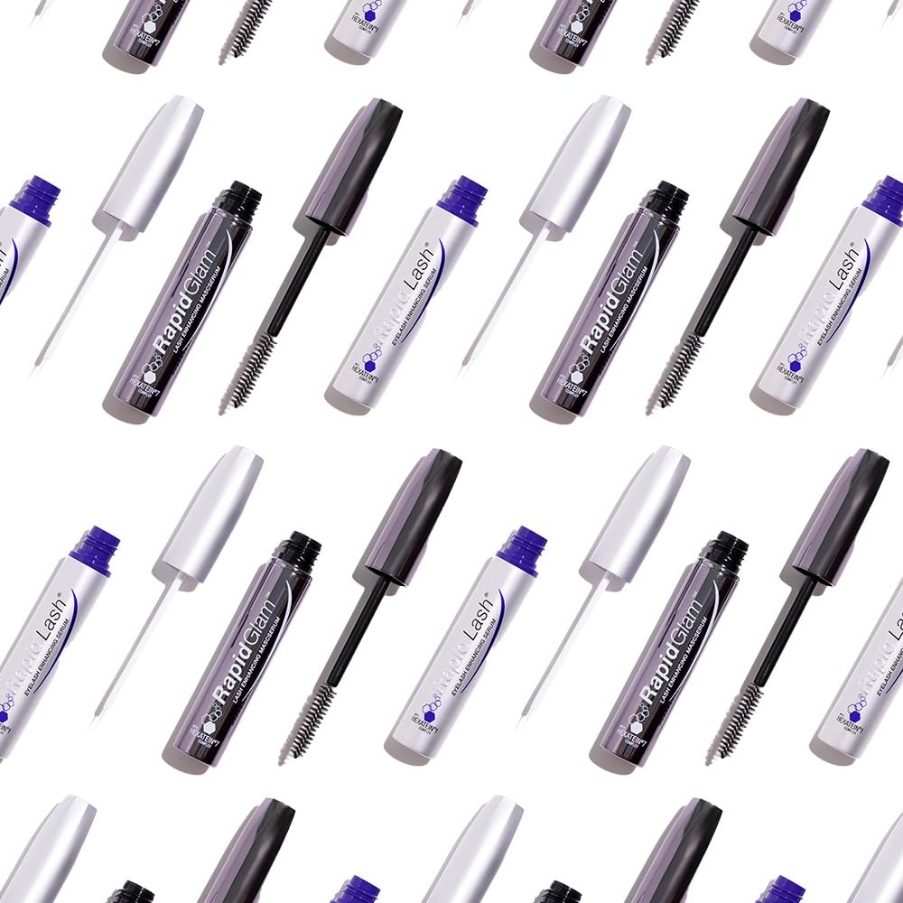 RapidLash Bundle - 1 x RapidGlam Eyelash Enhancing Mascserum, 4 g & 1 x RapidLash Eyelash Enhancing Serum, 3 ml (Pack of 1)