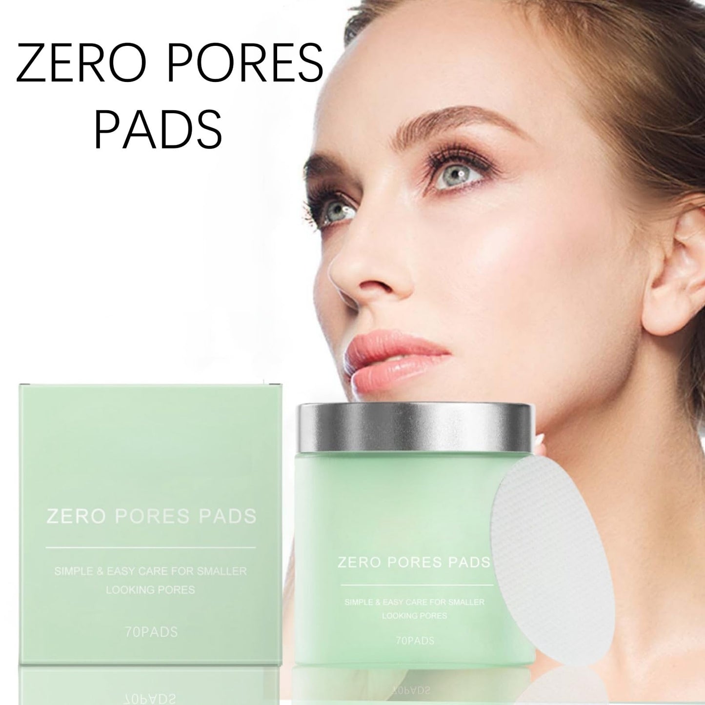 Oumun Zero Pore Pads,Dual Textured Facial Toner Pads,Gentle Exfoliation for Smooth,Deep Cleansing and Pore Minimizing,Toner Pad,Face Cleansing Pa/ds,Exfoliating Face Wipes,Exfoliating Pa/ds for Face