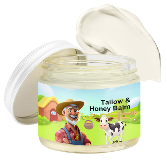 Beef Tallow Moisturiser, Beef Tallow Balm for Face & Body, Nourishing Body Moisturiser for Dry Skin